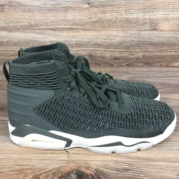 nike air jordan flyknit elevation 23 black metallic silver